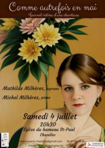récital samedi 4 juillet